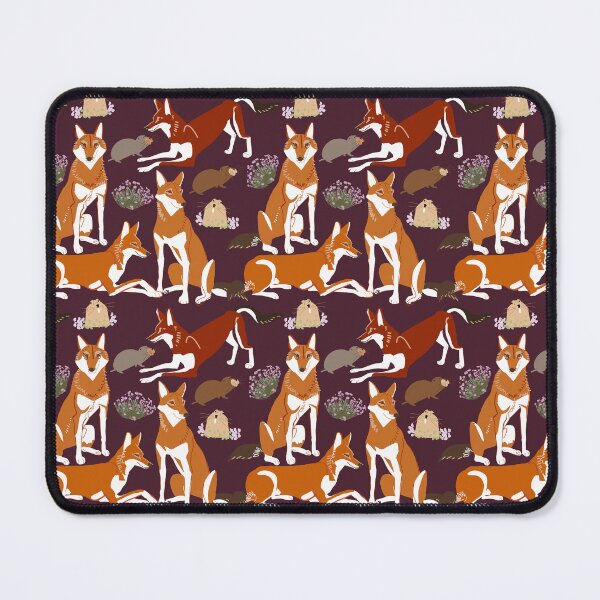 Item preview, Caberu pattern in eggplant purple Ethiopian Wolf designed and sold by belettelepink.