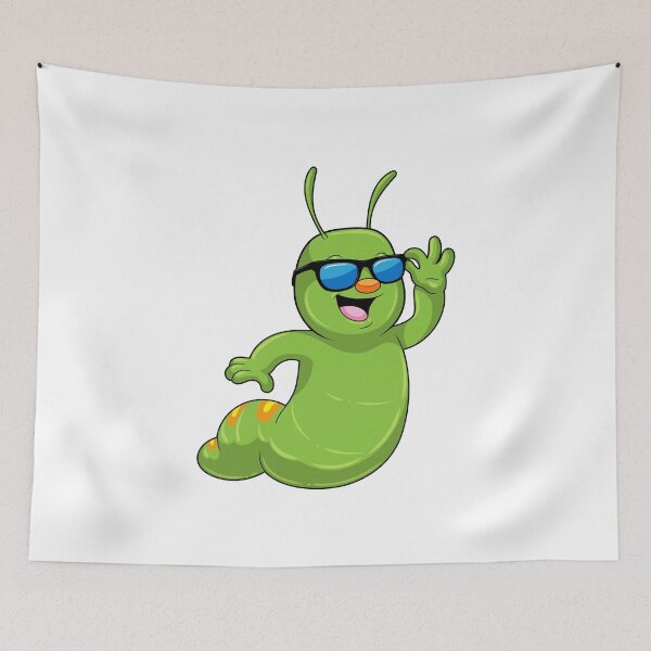 Item preview, Caterpillar with Sunglasses designed and sold by Snabdesign84.