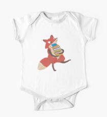Fox Loves the Library One Piece - Short Sleeve