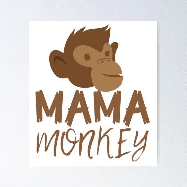 Item preview, MAMA MONKEY (with a matching Papa Monkey and Baby Monkey) designed and sold by jazzydevil.
