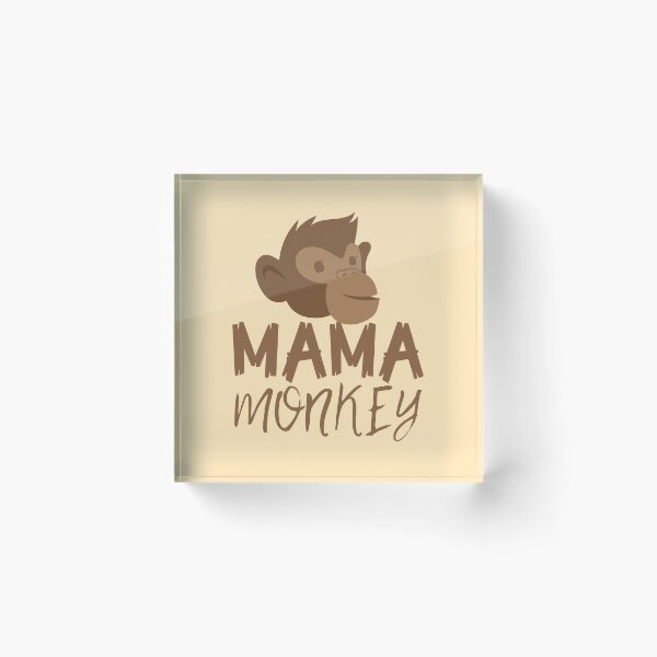 Item preview, MAMA MONKEY (with a matching Papa Monkey and Baby Monkey) designed and sold by jazzydevil.