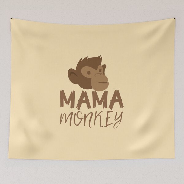 Item preview, MAMA MONKEY (with a matching Papa Monkey and Baby Monkey) designed and sold by jazzydevil.