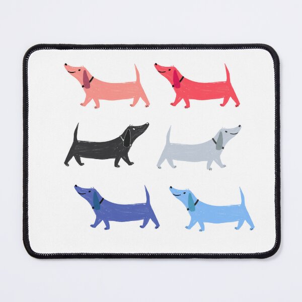 Item preview, Red, white and blue weiner dog pattern print designed and sold by Brigidmalloy.