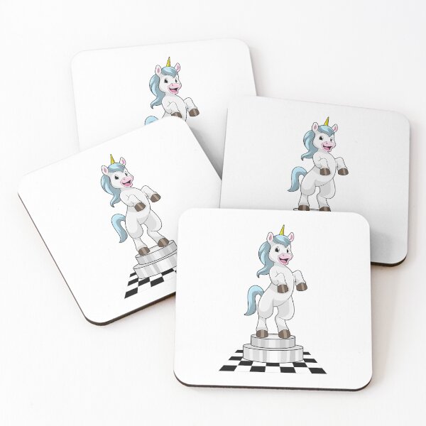 Item preview, Unicorn at Chess as Chess piece Knight designed and sold by Snabdesign84.