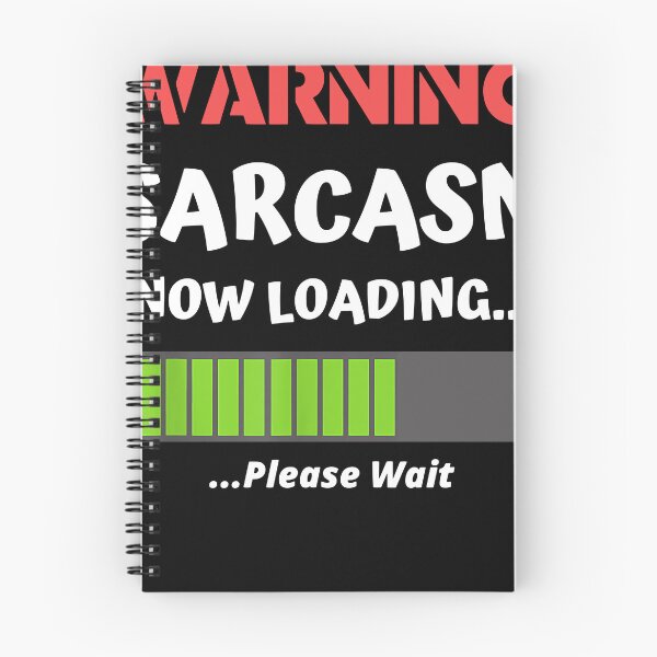 Item preview, Warning Sarcasm Now Loading T-Shirt designed and sold by Henderson8769.