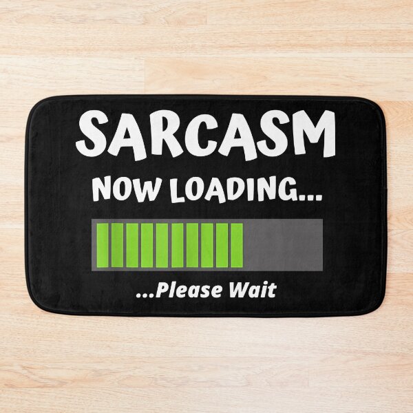 Item preview, Warning Sarcasm Now Loading T-Shirt designed and sold by Henderson8769.