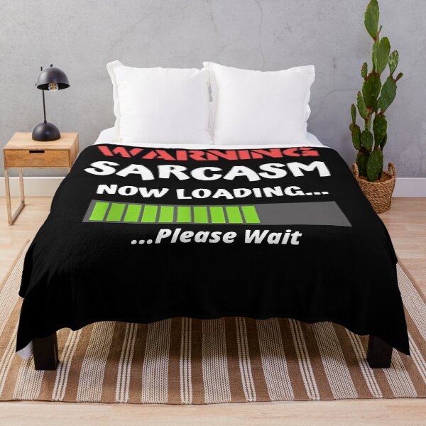 Item preview, Warning Sarcasm Now Loading T-Shirt designed and sold by Henderson8769.