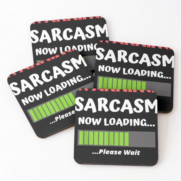 Item preview, Warning Sarcasm Now Loading T-Shirt designed and sold by Henderson8769.