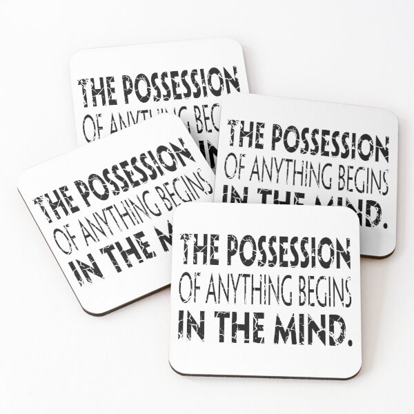 Item preview, The possession of anything begins in the mind. distressed 2 designed and sold by KingsManKind.
