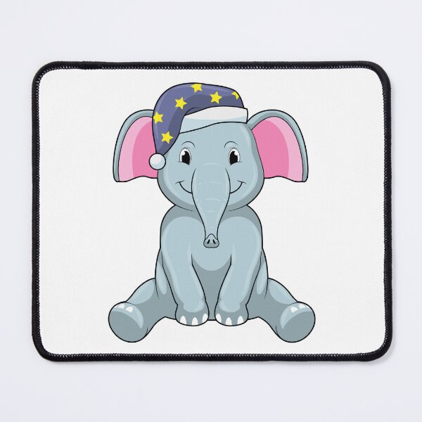 Item preview, Elephant at Sleeping with Night cap designed and sold by Snabdesign84.