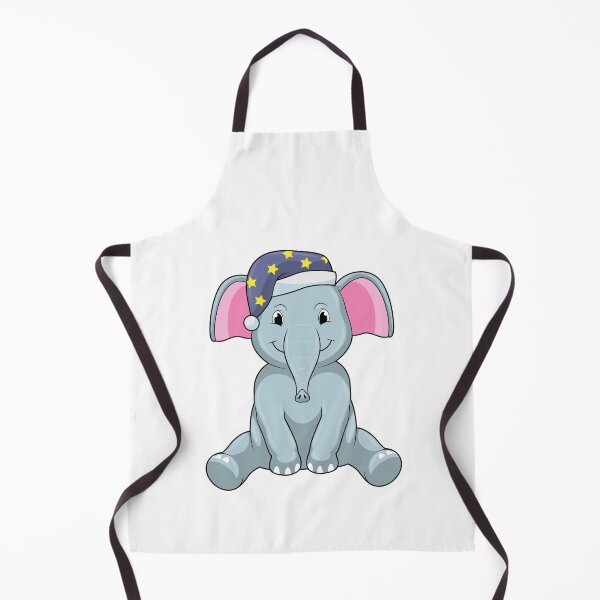 Item preview, Elephant at Sleeping with Night cap designed and sold by Snabdesign84.