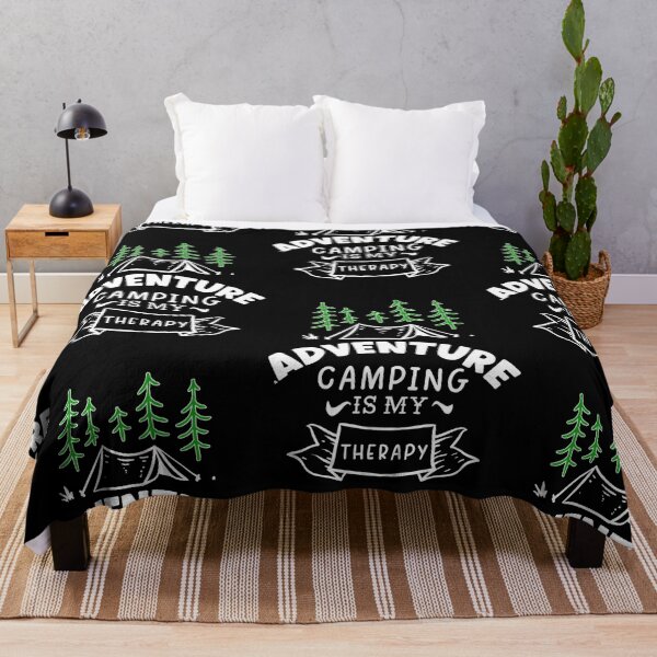 Item preview, Adventure Camping Is My Therapy, Campers Gonna Camp designed and sold by SportyDogShop.