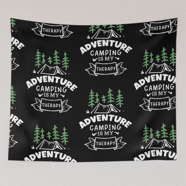 Item preview, Adventure Camping Is My Therapy, Campers Gonna Camp designed and sold by SportyDogShop.