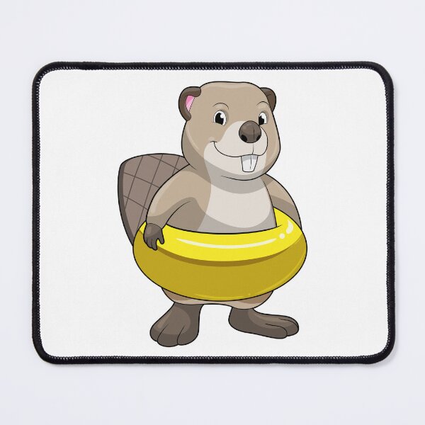 Item preview, Beaver Swimming Inflatable float Summer designed and sold by Snabdesign84.