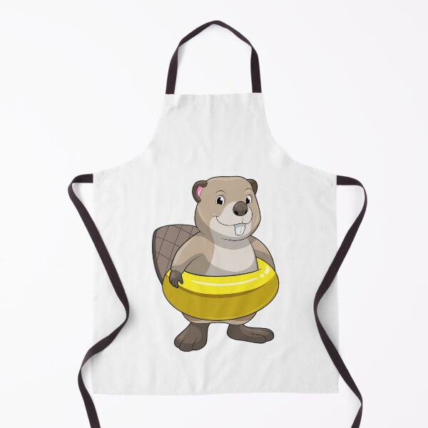 Item preview, Beaver at Swimming with Swim ring designed and sold by Snabdesign84.