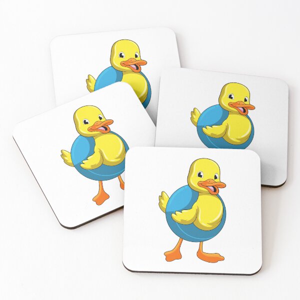 Item preview, Duck at Swimming with Swim ring designed and sold by Snabdesign84.