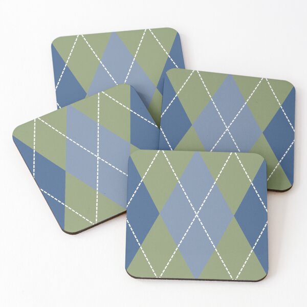 Item preview, Not Just for Golfers ll Argyle-Green/Blue/Grey designed and sold by 69Designs-MP.