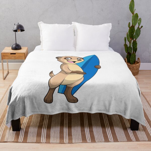 Item preview, Meerkat as Surfer with Surfboard designed and sold by Snabdesign84.