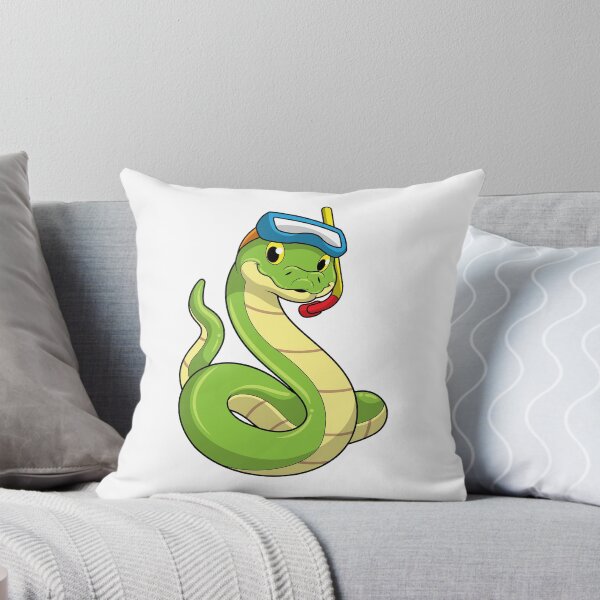 Item preview, Snake as Diver wirth Snorkel designed and sold by Snabdesign84.