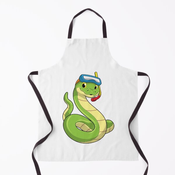 Item preview, Snake as Diver wirth Snorkel designed and sold by Snabdesign84.