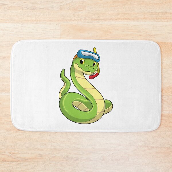Item preview, Snake as Diver wirth Snorkel designed and sold by Snabdesign84.