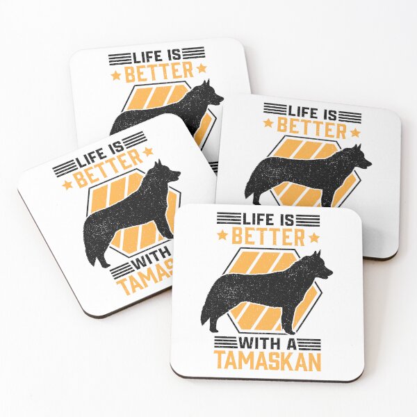 Item preview, Life is better with Tamaskan Wolf Dog Tamaskan designed and sold by madgrfx.