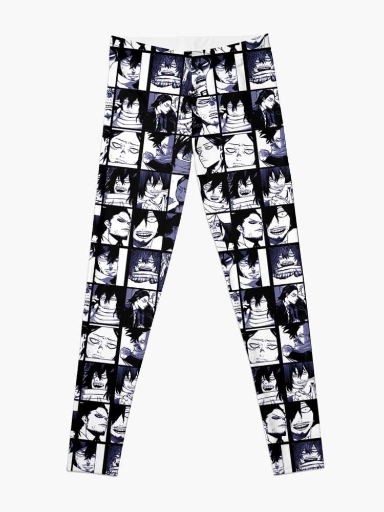 Alternate view of Aizawa Shota Collage Leggings