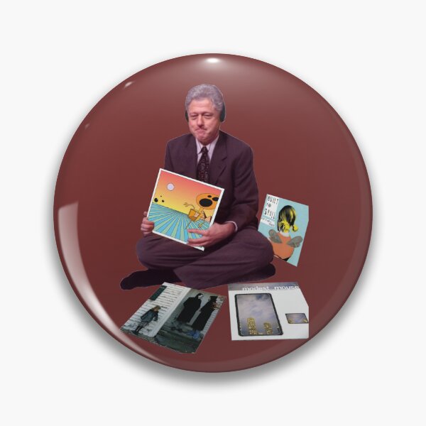 Item preview, Bill Clinton Proudly Displays Classic Albums designed and sold by slashno.