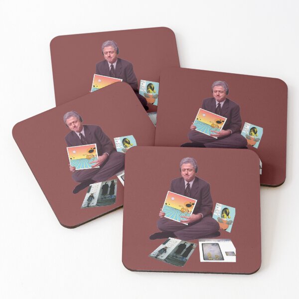 Item preview, Bill Clinton Proudly Displays Classic Albums designed and sold by slashno.