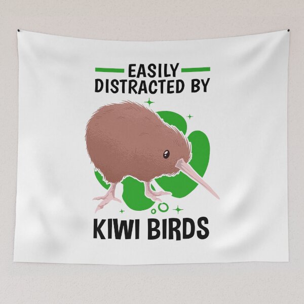 Item preview, Distracted by kiwi bird New Zealand kiwis designed and sold by madgrfx.