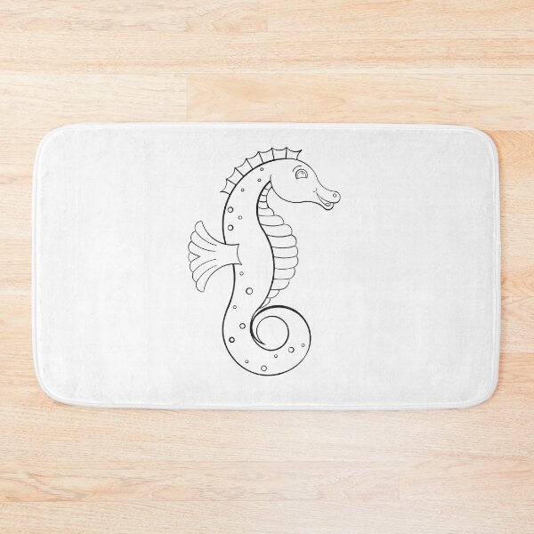 Item preview,  Color Your Own Seahorse designed and sold by GrandpaH.