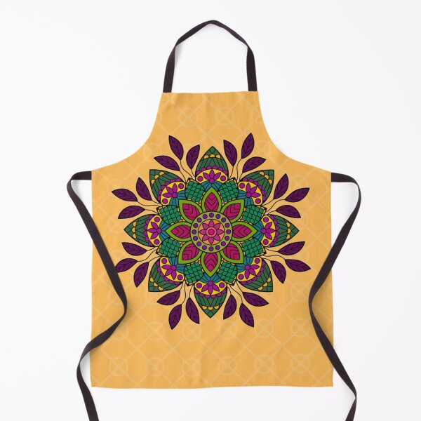 Item preview, Mandala yellow colorful designed and sold by MamaMiaomiao.