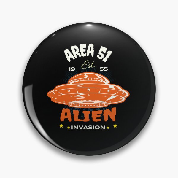 Artikelvorschau, Area-51-Invasion, Alien entworfen und verkauft von SportyDogShop.