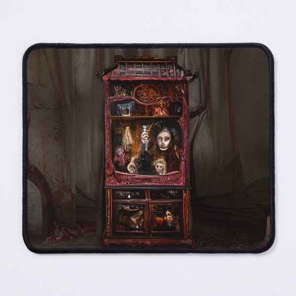 Item preview, Cabinet of Curiosities | Creepy Carnival | Creepy Goth Girl | Goth Family | Horror Stuff | TM11 designed and sold by Haunted-Attic.