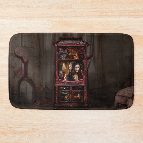 Item preview, Cabinet of Curiosities | Creepy Carnival | Creepy Goth Girl | Goth Family | Horror Stuff | TM11 designed and sold by Haunted-Attic.