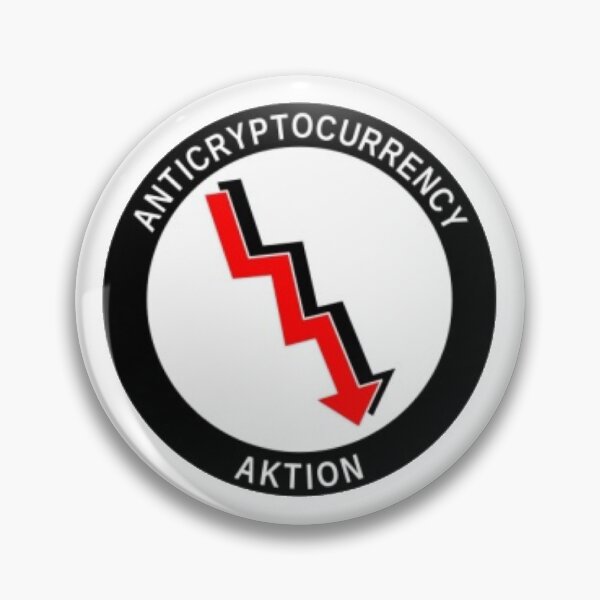 Item preview, anti crypto aktion designed and sold by harajokeu.