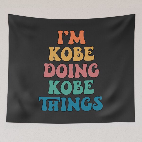 Item preview, Kobe Funny Retro First Name designed and sold by Americandude.