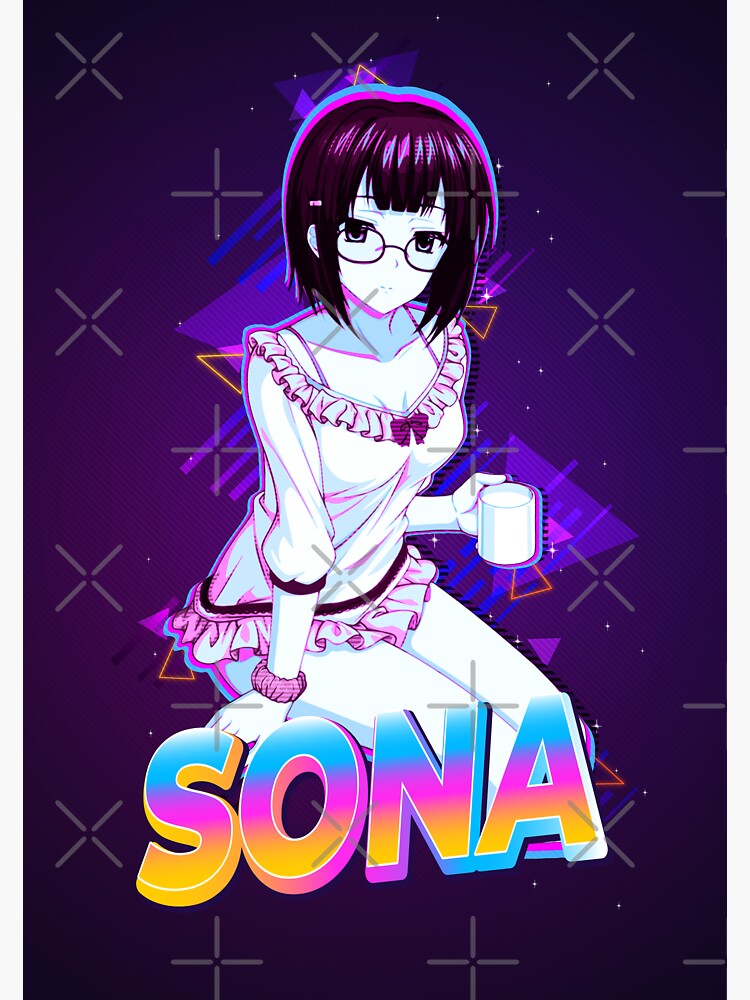 "Sona Sitri Highschool Dxd" Sticker by GNUAnime Redbubble