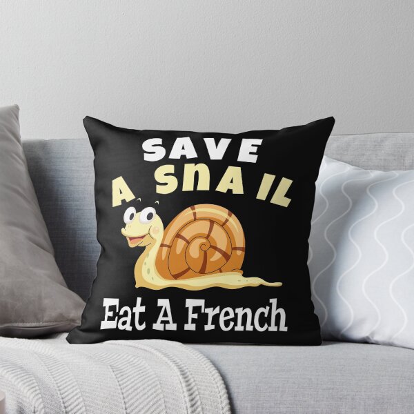 Aperçu de l'œuvre Escargot Escargot Cuisine française savoureuse Escargots amusants créée et vendue par GINIART.