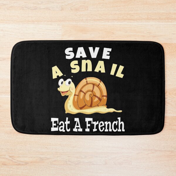 Aperçu de l'œuvre Escargot Escargot Cuisine française savoureuse Escargots amusants créée et vendue par GINIART.