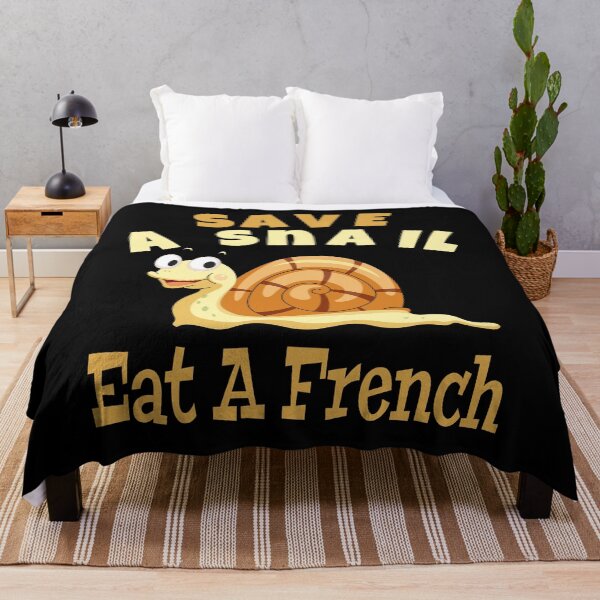 Aperçu de l'œuvre Escargot Escargot Cuisine française savoureuse Escargots amusants créée et vendue par GINIART.
