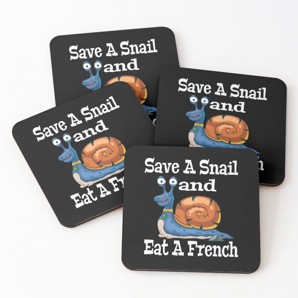 Aperçu de l'œuvre Escargot Escargot Cuisine française savoureuse Escargots amusants créée et vendue par GINIART.