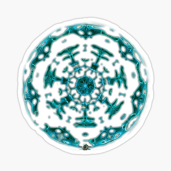 Cymatic Circles 2 Sticker