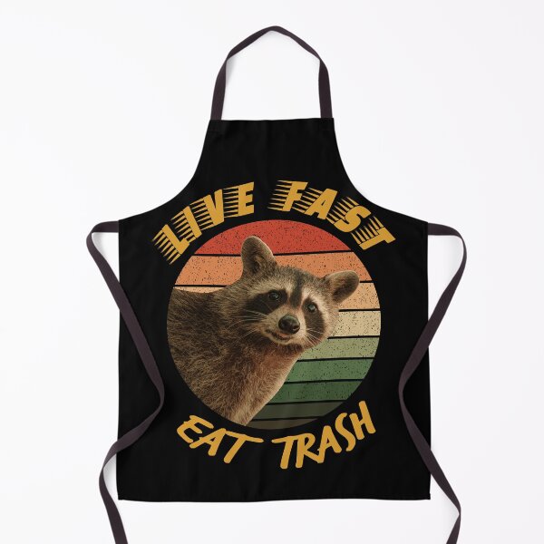 Item preview, Funny Raccoon Live Fast Eat Trash Retro designed and sold by YJHDesign.