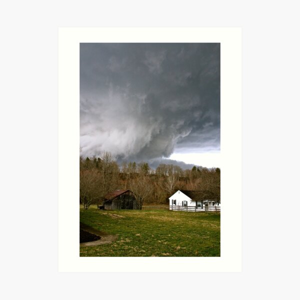 West Liberty, KY Tornado Art Print