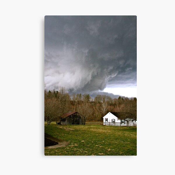 West Liberty, KY Tornado Canvas Print