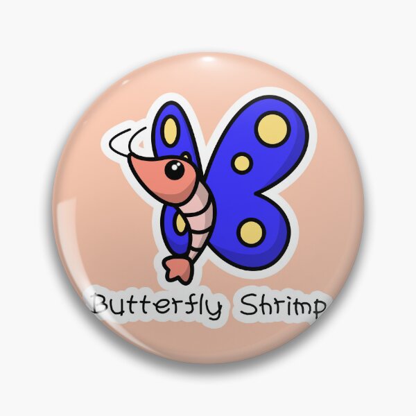 Item preview, Butterfly Shrimp with Text designed and sold by Bluegaymer.