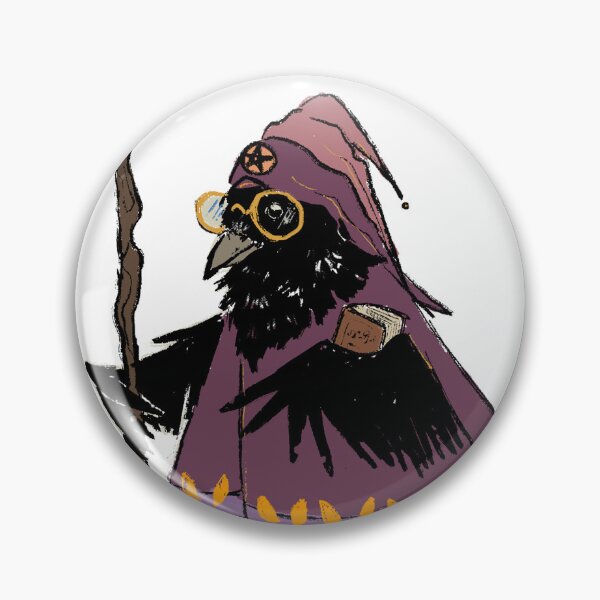 Item preview, Wizard crow designed and sold by happyfox.
