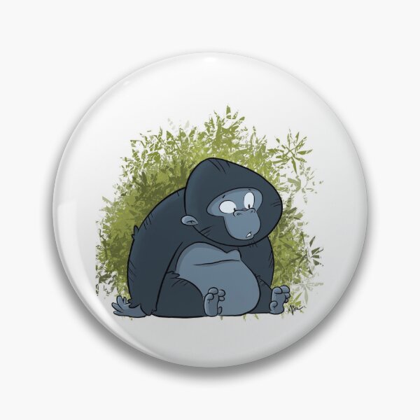 Artikelvorschau, Niedliches Baby-Gorilla-T-Shirt, Aufkleber und Waren entworfen und verkauft von altamash786.