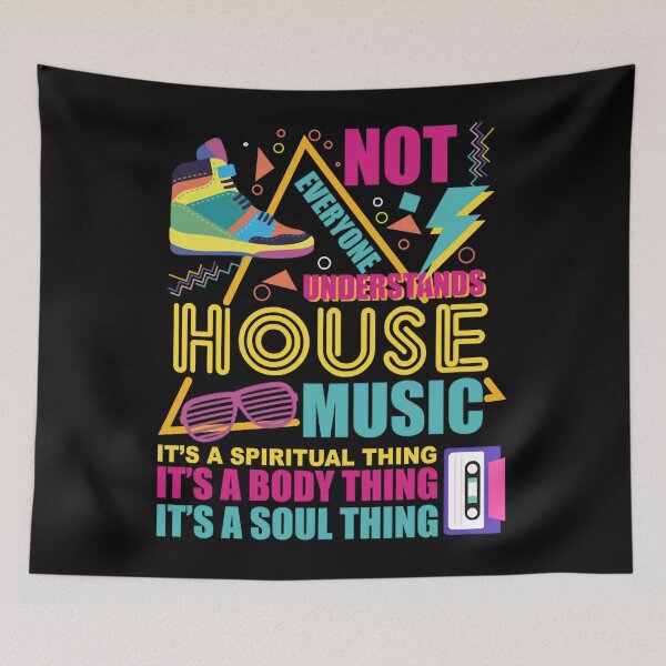 Item preview, House Music - Old School Vintage Design designed and sold by JanaBradtke.